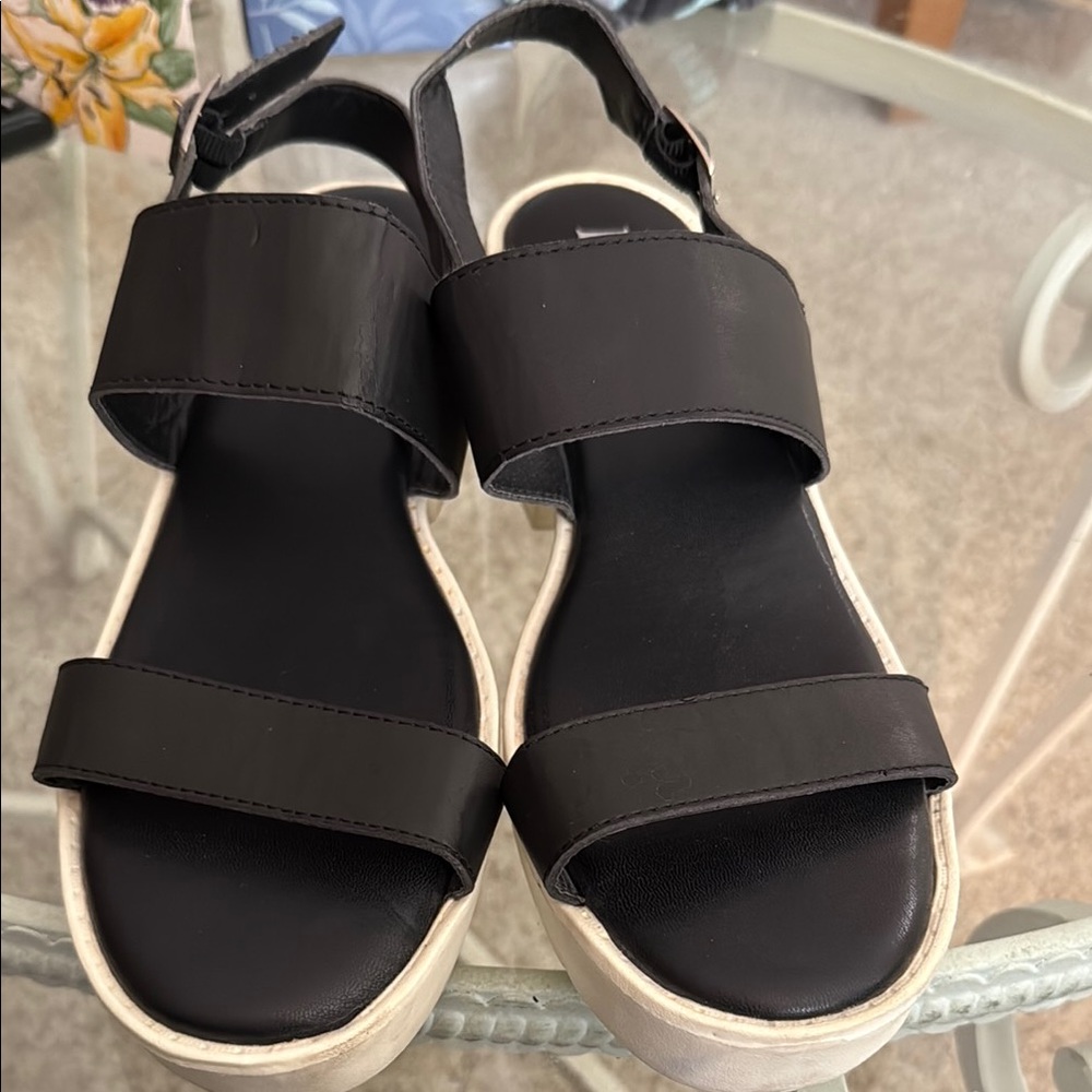 Black Strappy Sandals